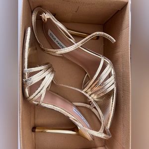 STEVE MADDEN - Gold Snake Heel